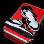 [Custom Black and White - Full Diamond] Air Jordan Low - Top Skateboarding Shoes Unisex - Image 5