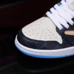 [Custom Lightning Blue - Crocodile Pattern + Python Pattern] Air Jordan Low - Top Skateboarding Shoes Unisex - Image 6