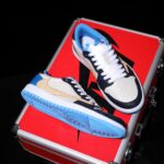 [Custom Lightning Blue - Crocodile Pattern + Python Pattern] Air Jordan Low - Top Skateboarding Shoes Unisex - Image 7