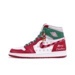 [Custom Christmas Star] Air Jordan 1 High Top Unisex Skateboarding Shoes - Image 2