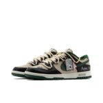 [Custom Harry Potter - The Fantastic World of Magic] Dunk Skateboarding Shoes Unisex Black/Beige/Green - Image 2