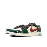 [Custom Christmas Rhythm] Jordan Air Jordan 1 Low Top Unisex Skateboarding Shoes - Image 2