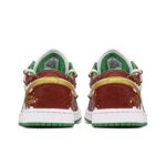 [Custom Christmas Snow Night] Air Jordan 1 Skateboarding Shoes Unisex Low-top - Image 5