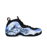 [Custom Snowy Mountain] Foamposite One Mid-top Retro Basketball Shoes Unisex - Image 3