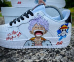 [Custom Luffy Gear 5] Air Force 1 Skateboarding Shoes Unisex - Image 2