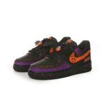 [Custom Ghost Party] Air Force 1 Low Skateboarding Shoes Unisex Black/Purple - Image 3