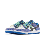 [Custom Avatar] Unnk Skateboard Shoes Unsex Low-Top Blue/Purple - Image 2