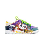 JOKER - Graffiti Hand-painted Mandarin Custom Dunk Low Unisex - Image 2