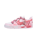 [Custom Peach Blossoms] Court Borough Skateboarding Shoes Unisex Four Color - Image 2
