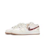 [Custom Winter Melody] Jordan Air Jordan 1 Low Top Unisex Skateboarding Shoes - Image 3