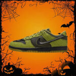 [Custom Halloween Exclusive - Spectral Glow] Dunk Skateboarding Shoes Unisex Low-top Green/Black