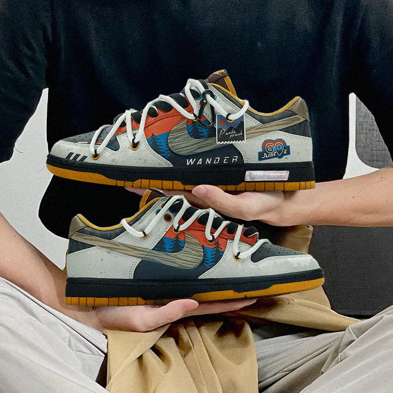 10_bd83710f-e597-450d-93e7-efb3648aaaf3-1.jpg Pine Forest - Men's Dunk Low Custom - Image 1