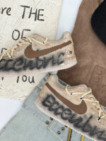 [Custom The End World] Court Vision Low Skateboard Shoes Unisex Graffiti - Image 7