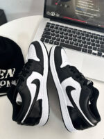 [Custom Sparkling Starlight] Jordan Air Jordan 1 Low Top Unisex Skateboarding Shoes - Image 12