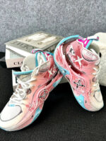 [Pink Graffiti] Custom Street LiNing Basketball Shoes Unisex - Image 7