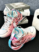 [Pink Graffiti] Custom Street LiNing Basketball Shoes Unisex - Image 9