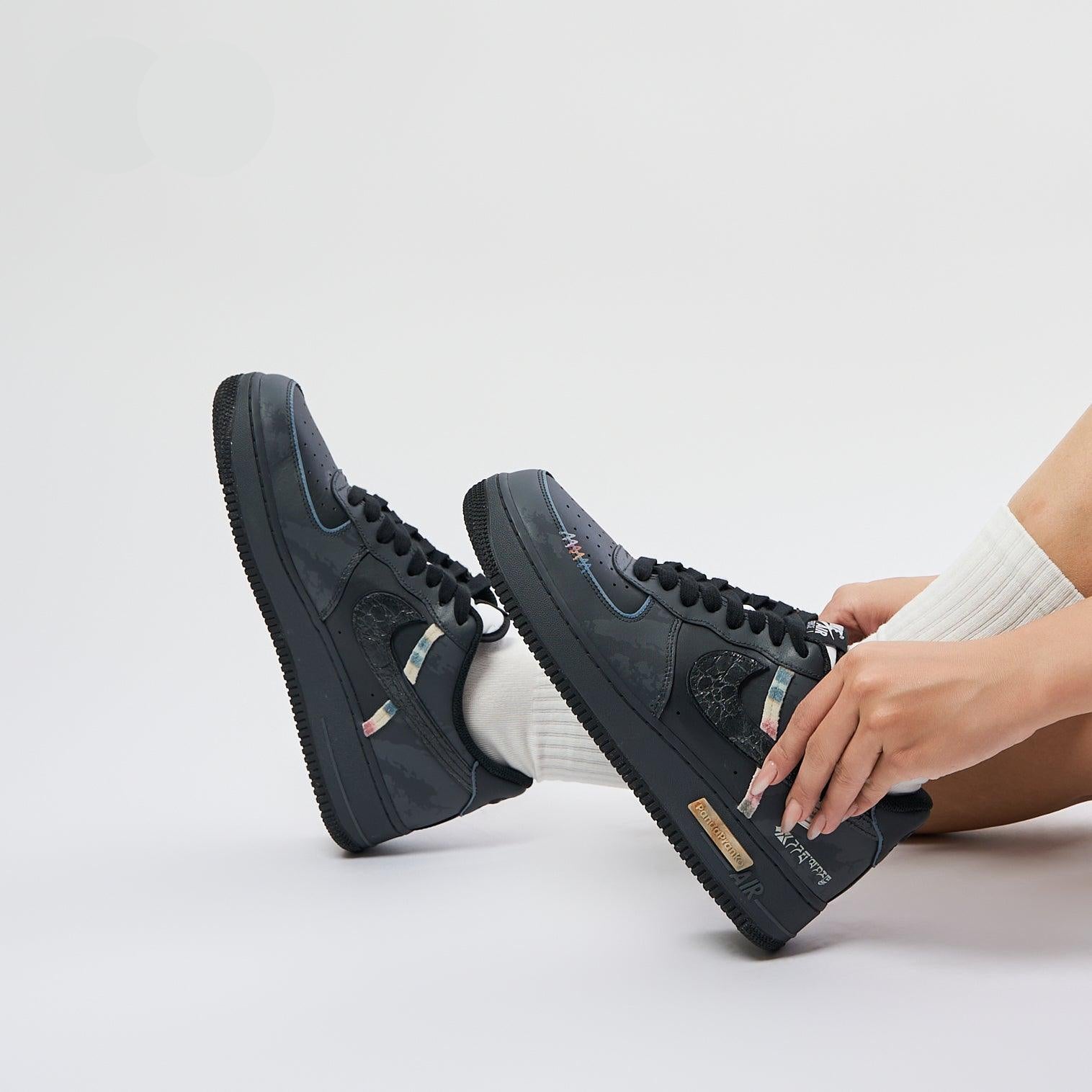 12-11_1093_60808301-2bc3-4e2d-b3d0-986fea09aab5.jpg Night Tribe - Men's Air Force 1 Low Custom - Image 1