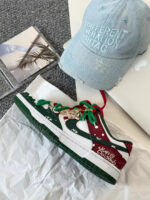 [Custom Christmas Wonder Camp] Dunk Skateboarding Shoes Unisex Low-top - Image 8