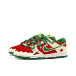 [Custom Christmas Reindeer] Dunk Women's Skateboarding Shoes Low-top - Image 3