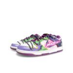 [Custom Evangelion EVA01/Lightning] Dunk Low Skateboard Shoes Unisex - Image 2