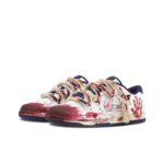 [Custom Blood-red Mummy] Dunk Skateboarding Shoes Unisex Red/White - Image 3