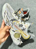 [Custom Fight over the Buddha]  KD Trey 5 IX Basketball Shoes Unisex Mid-Top Black - Image 11