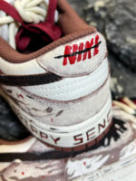 [Custom Mad Max] Dunk Skateboarding Shoes Men Low-top Brown/Red - Image 9
