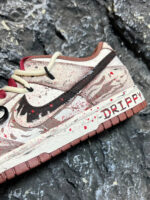 [Custom Mad Max] Dunk Skateboarding Shoes Men Low-top Brown/Red - Image 8