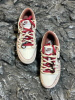 [Custom Mad Max] Dunk Skateboarding Shoes Men Low-top Brown/Red - Image 11