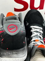 [Customized Old Retro Sickle Shadow] KD Trey 5 X Basketball Shoes Men's High-top Black/Red - Image 7