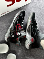 [Customized Old Retro Sickle Shadow] KD Trey 5 X Basketball Shoes Men's High-top Black/Red - Image 9