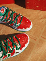 [Custom Christmas Reindeer] Dunk Women's Skateboarding Shoes Low-top - Image 12