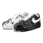 [Custom Superhero Venom]  Air Force 1 Skateboarding Shoes Women's - Image 5