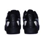 [Custom Cashew flower element]  Air Force 1 Skateboarding Shoes Women's Low-top Black - Image 9