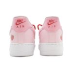 [Custom Strawberry hand-painted pink and white]  Air Force 1 Skateboarding Shoes Men Low-top Pink/white - Image 5