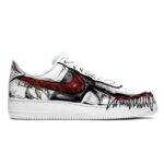 [Custom The theme of the male movie Venom is black, white and red]  Air Force 1 Skateboarding Shoes Men - Image 2