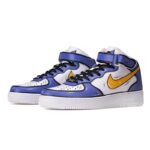 [Custom The male version of the Lakers in the 2D style, purple and gold]  Air Force 1 Skateboarding Shoes Men - Image 3