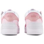 [Custom Rose GirL]  Air Force 1 Skateboarding Shoes Women's Low-top Pink/white - Image 5