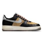 [Custom Male pirate treasure map in black and yellow]  Air Force 1 Skateboarding Shoes Men - Image 2