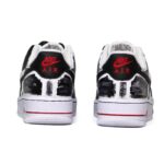[Custom Black and white graffiti]  Air Force 1 Skateboarding Shoes Unisex Low-top Black/White - Image 4