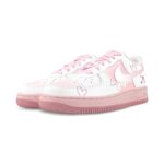 [Custom Female AF Heart Arrow]  Air Force 1 Skateboarding Shoes Women's Low-top White/pink - Image 4