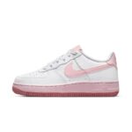 [Custom The butterfly is fluttering]  Air Force 1 Skateboarding Shoes Women's Low-top Black/pink - Image 6