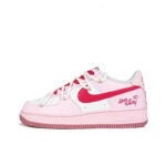 [Custom Love Diary]  Air Force 1 Skateboarding Shoes Women's Low-top White/Pink - Image 2