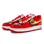 [Custom AF1 Men's Jade Seal Auspicious Dragon Wedding Shoes]  Air Force 1 Skateboarding Shoes Men - Image 3