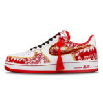 [Custom New Year's lion dance paper-cuts for both men and women]  Air Force 1 Skateboarding Shoes Unisex