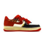 [Custom CNY Tiger Year Limited Edition black and red]  Air Force 1 Low Skateboarding Shoes Unisex - Image 2