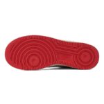 [Custom Men's style aged red and brown]  Air Force 1 Skateboarding Shoes Men Low-top Red/brown - Image 4