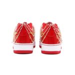 [Custom Team52 Pearl Bell Wedding Shoes for women]  Air Force 1 Skateboarding Shoes Women's - Image 3