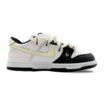[Custom Pink Mood]  Dunk Skateboarding Shoes Women's Low-top White/pink - Image 2