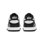 [Custom Female bamboo forest panda]  Dunk Skateboarding Shoes Women's Low-top Black/white/green - Image 3
